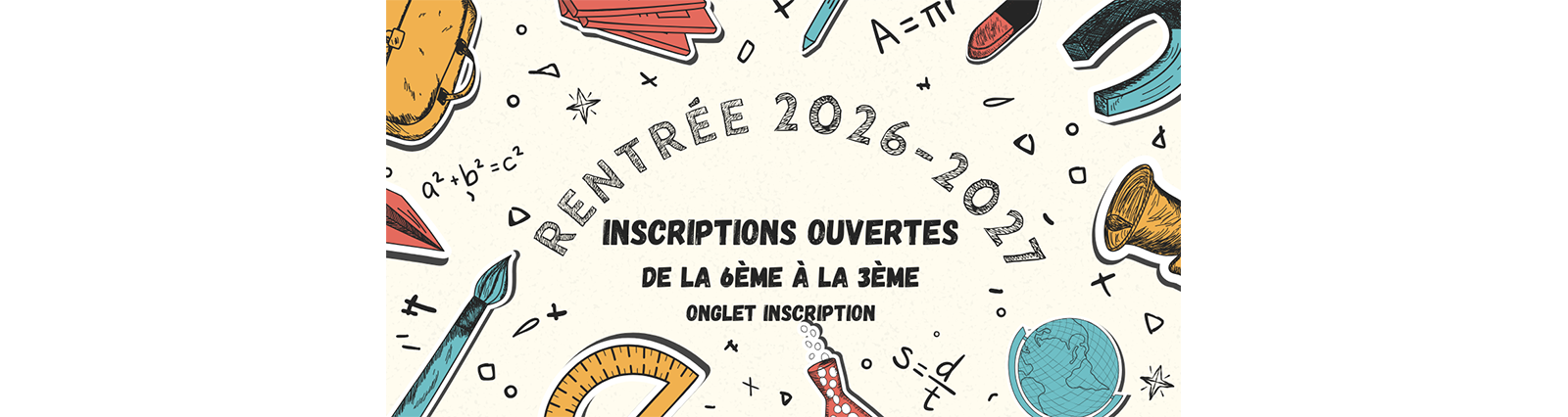 Inscriptions  26/27